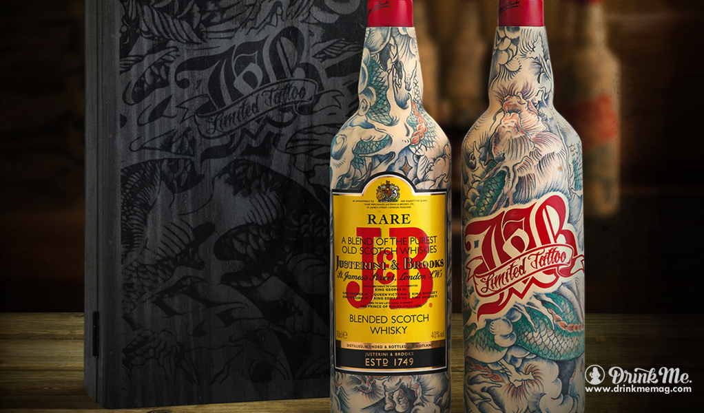 J&B Limited Edition Tattooed Bottles Drink Me Magazine