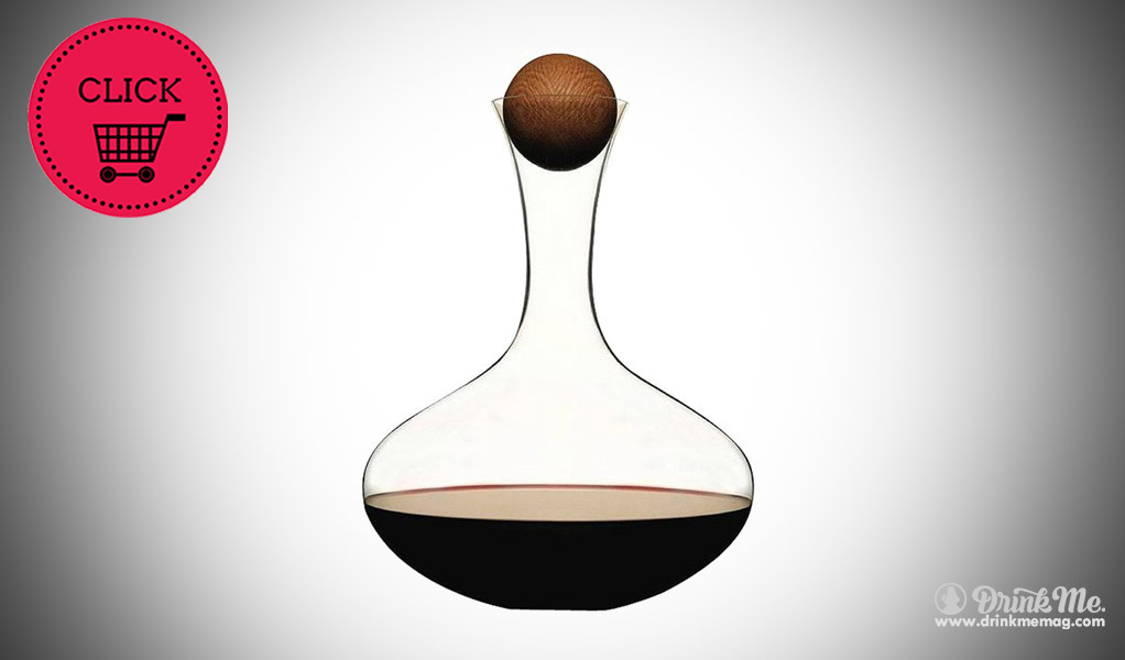 Wine Carafe with Oak Stopper design by Sagaform drinkmemag.com wine gifts
