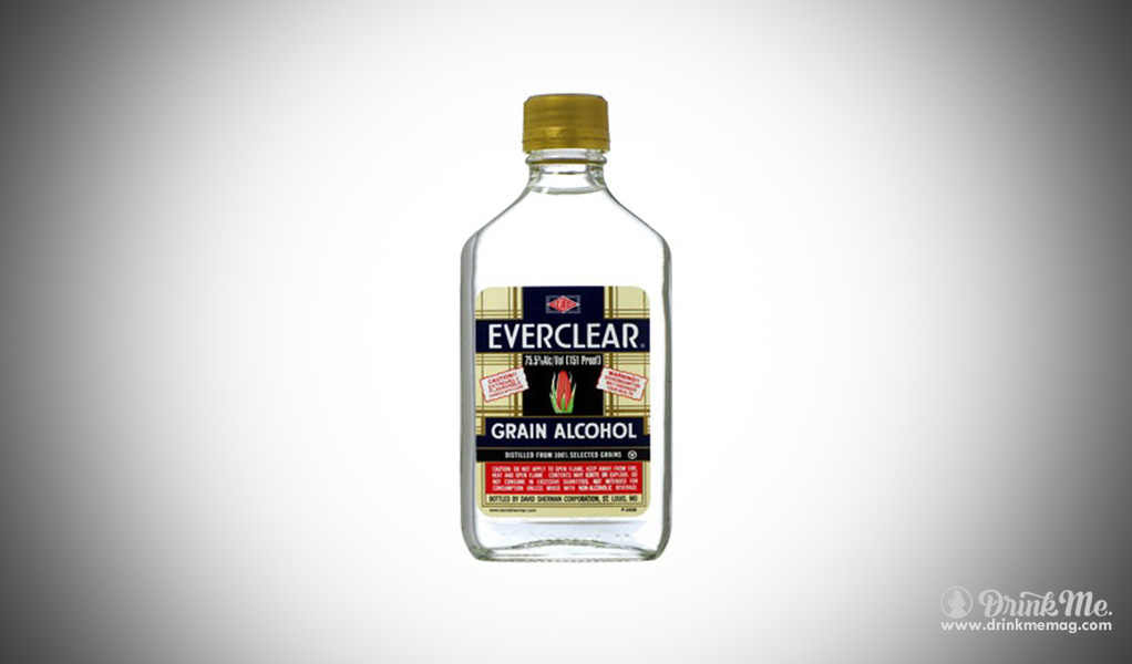 Everclear vodka strongest spirit in the world drinkmemag.com drink me