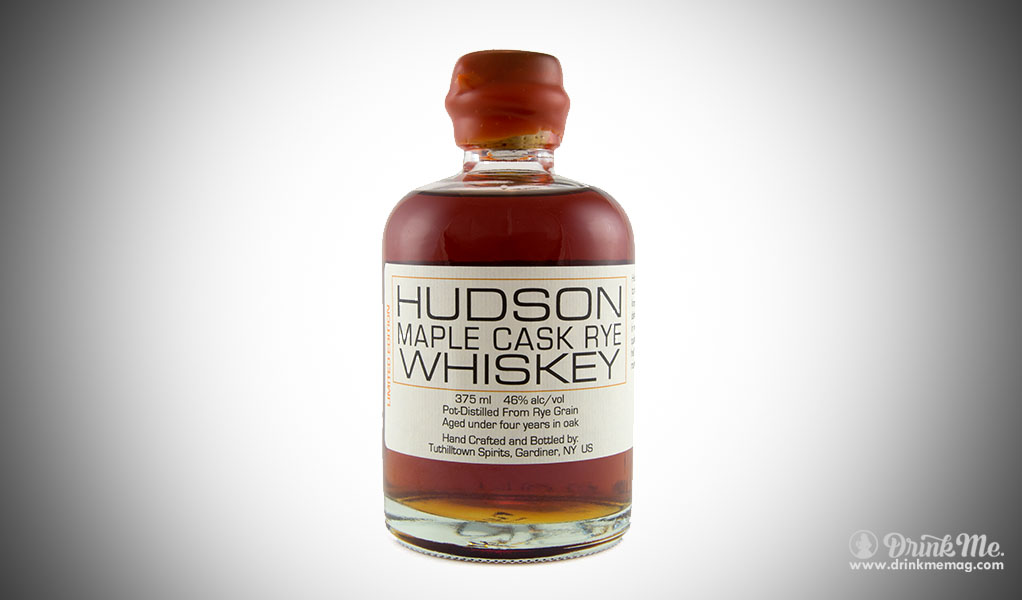 hudson maple cask rye whiskey drinkmemag.com drink me