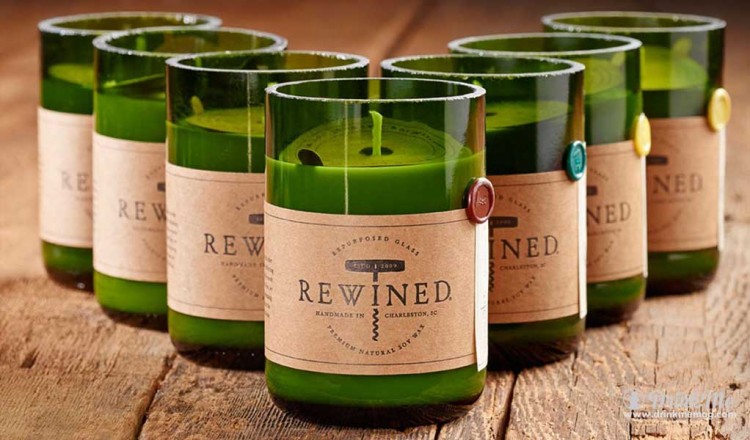 Rewined Candles Drink Me drinkmemag.com