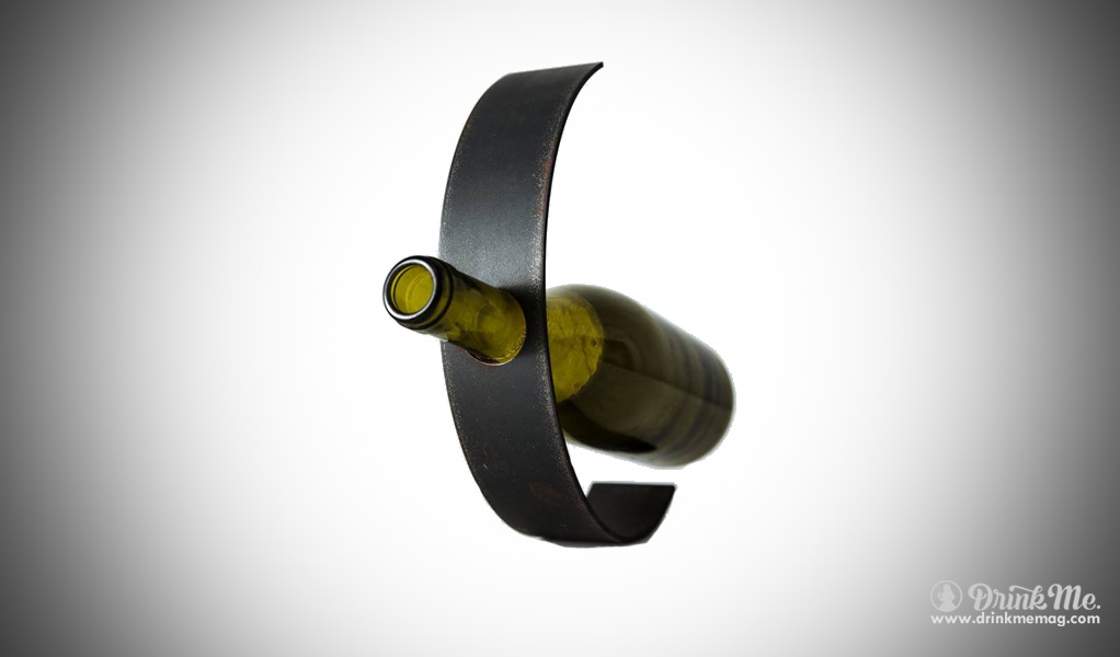 Handcrafted Iron Wine Holder by aizara drinkmemag.com drink me