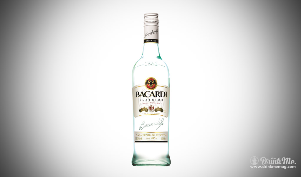 Bacardi Superior best popular spirits in the usa drinkmemag.com drink me