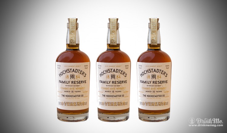 Hochstadter's Family Reserve 16 Year Straight Rye Whiskey drinkmemag.com drink me