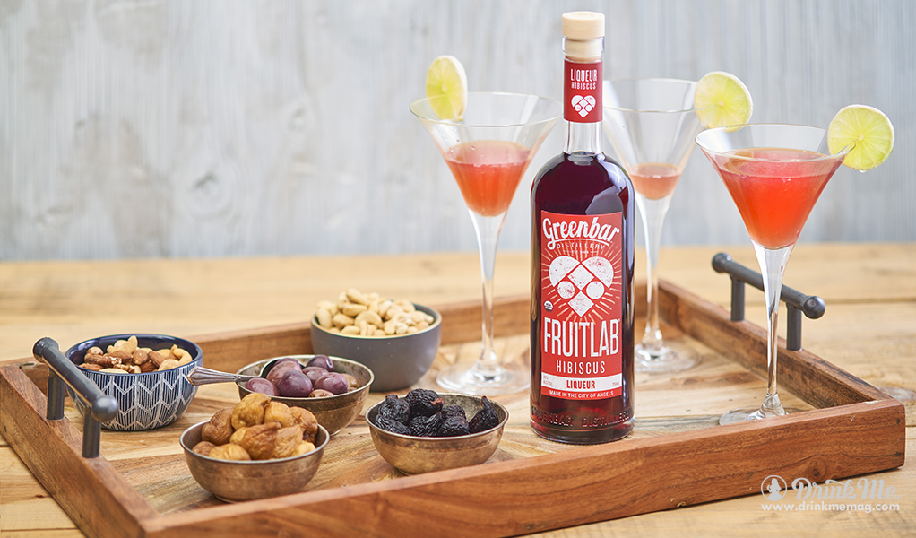 FRUITLAB Hibiscus Liqueur drinkmemag.com drink me Greenbar Distillery Campaign