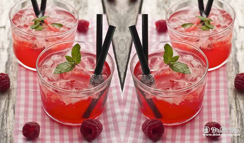 Raspberry Mint Lemonade drinkmemag.com drink me Easter Brunch Cocktails